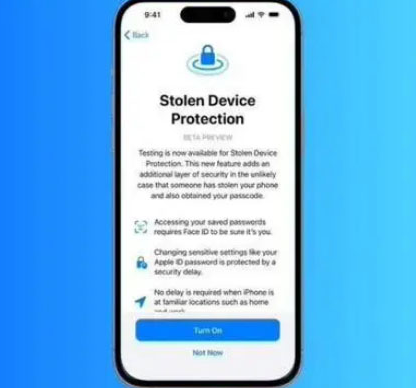 长汀苹果授权维修店分享被盗设备保护功能开启方法 