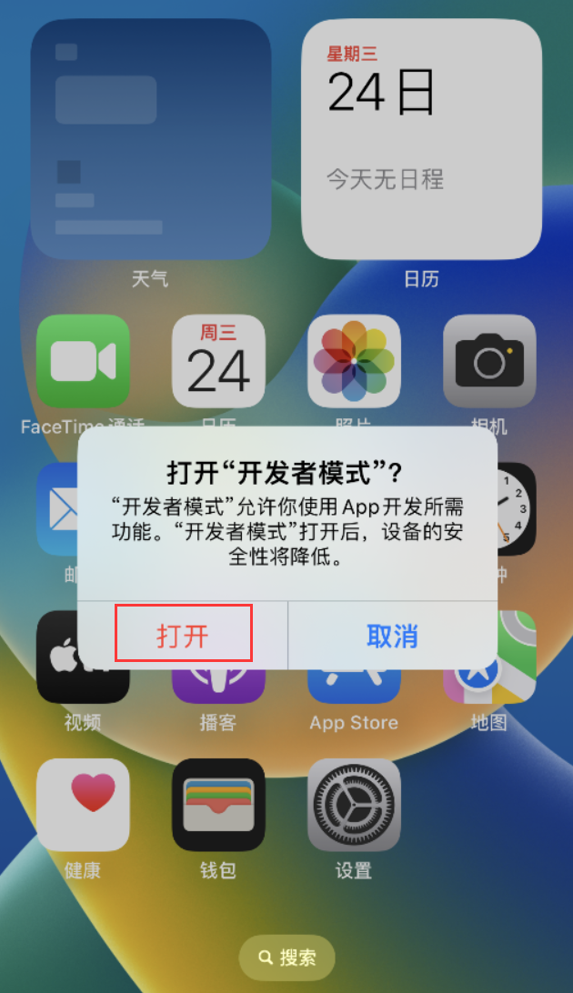 长汀苹果手机维修分享如何打开开发者模式 
