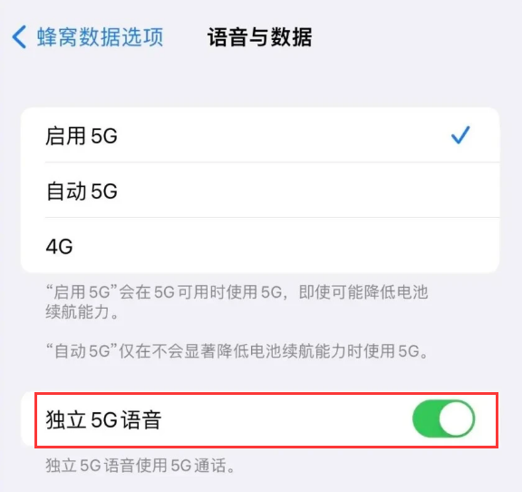 长汀苹果14维修分享iPhone 14 Pro如何开启VoNR 